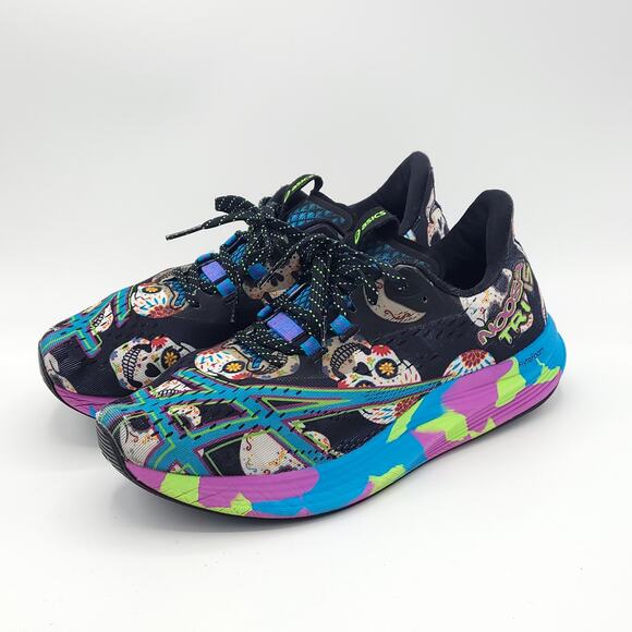 Asics Gel Cumulus 21 Day Of The Dead de Los muertos Womens Size 8.5 - Picture 1 of 9